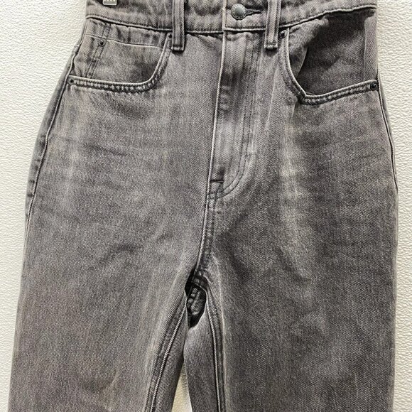 NEW ALEXANDER WANG Women’s Slim Leg Jeans – Faded Black Size 25 x 32 - Picture 8 of 9